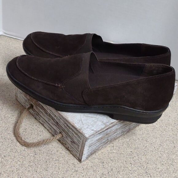 David Tate Men's Suede Loafers Size 13 Wide   M1 - Picture 1 of 7